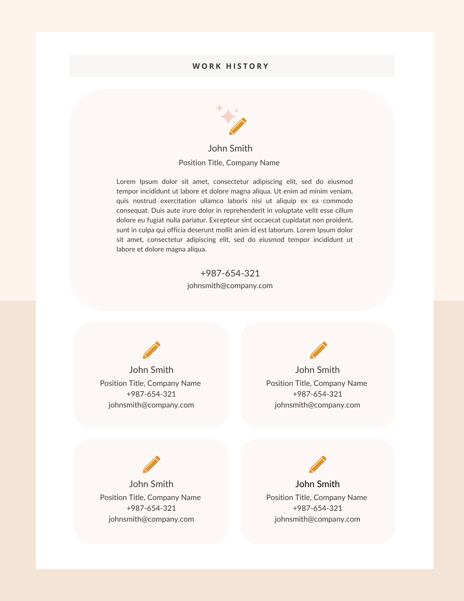 Bright Sunshine Resume Template for Canva - Career Creative