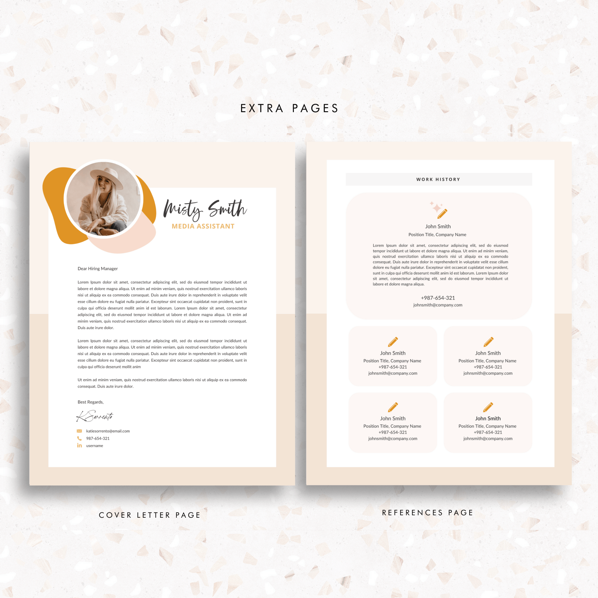 Bright Sunshine Resume Template for Canva - Career Creative