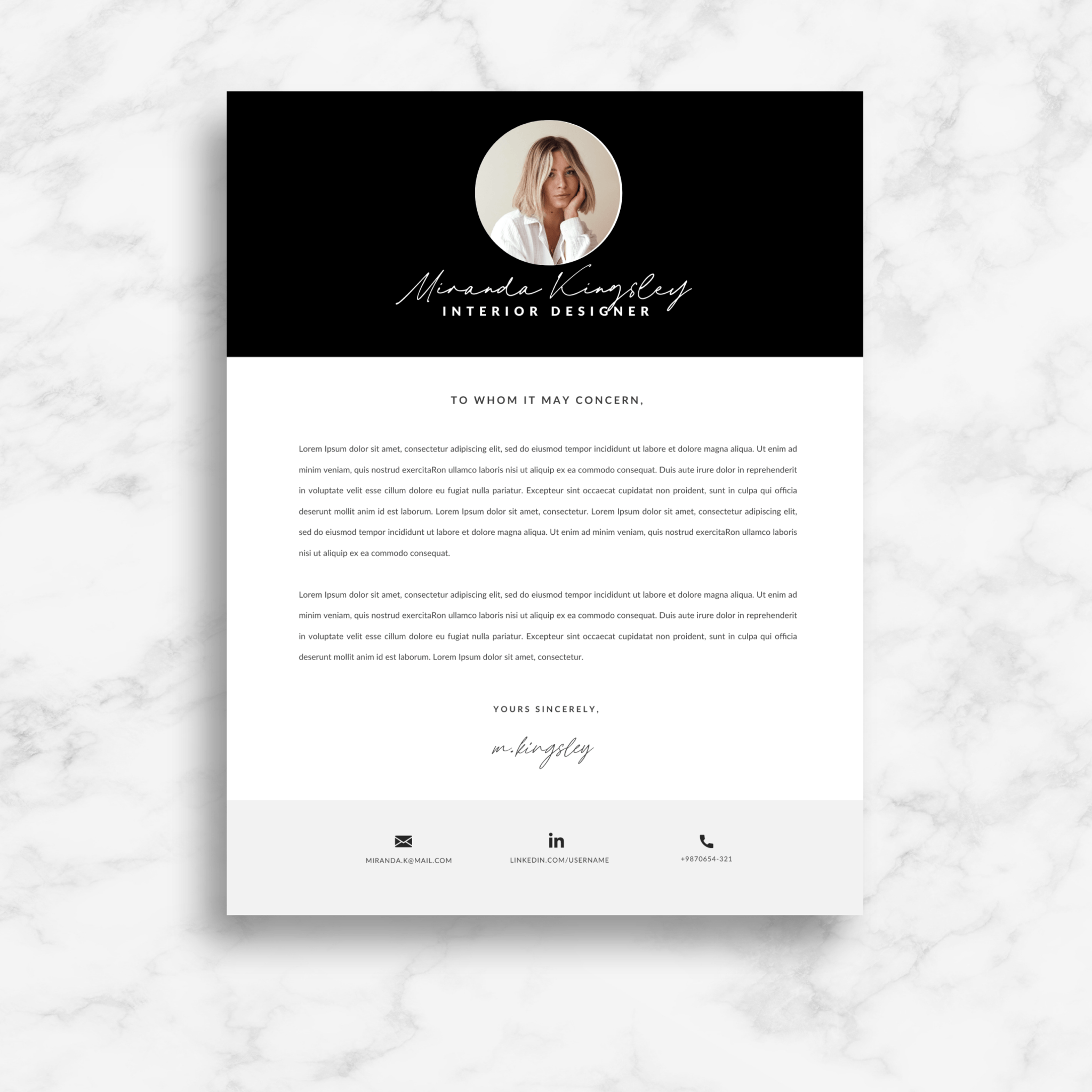 Modern Muse Resume Template for Canva - Career Creative