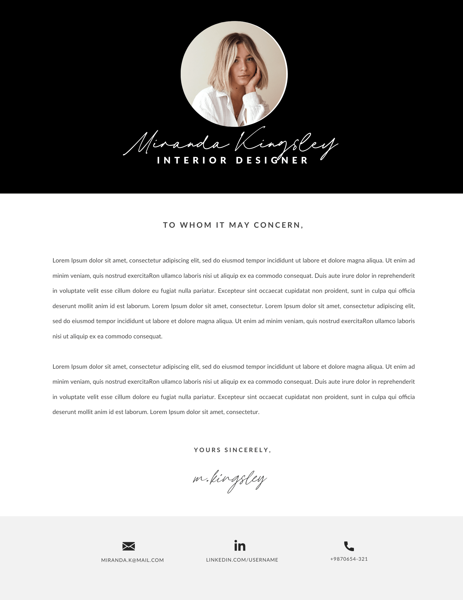 Modern Muse Resume Template for Canva - Career Creative