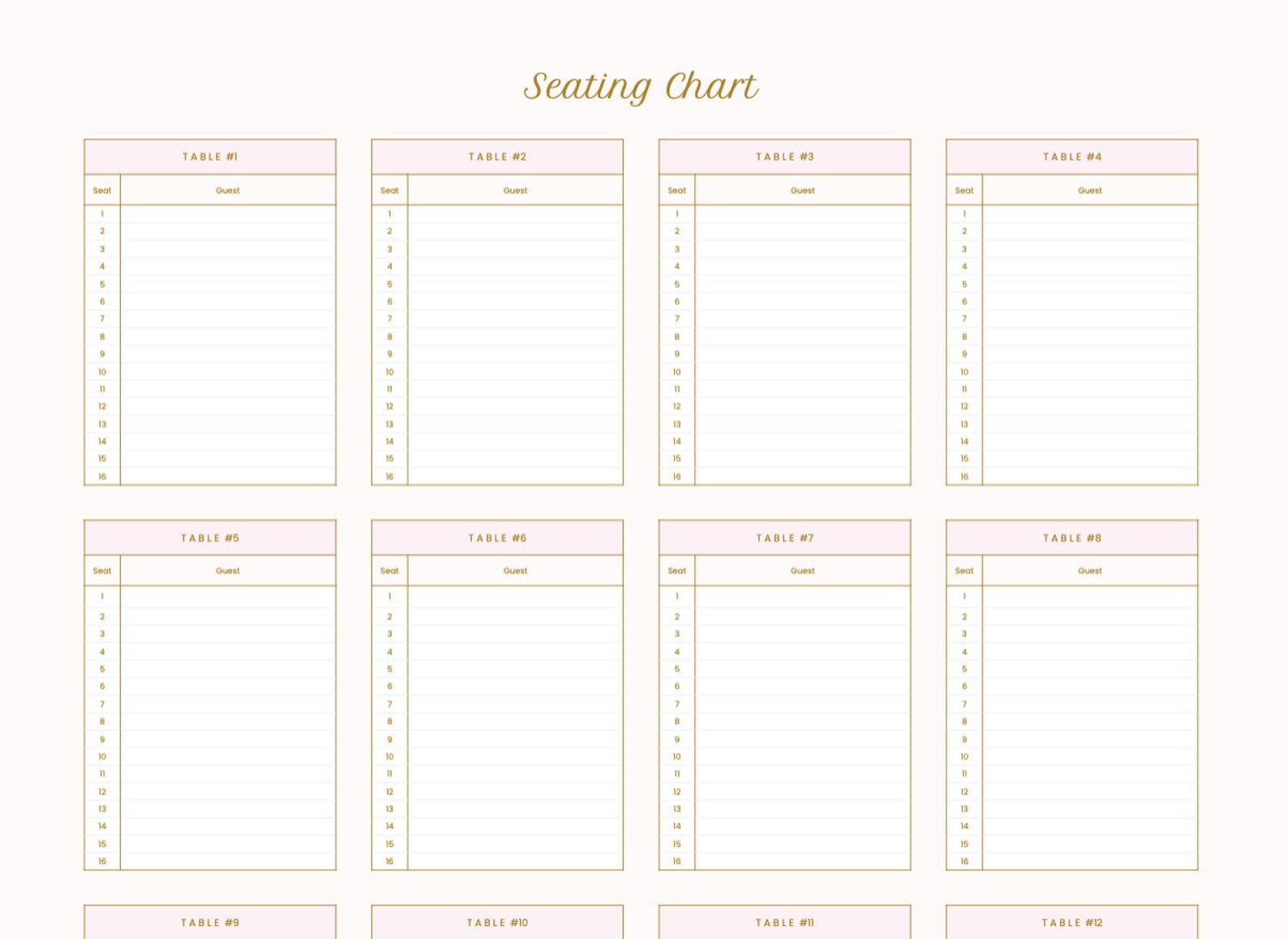 Wedding Budget Planner for Google Sheets - Career Creative