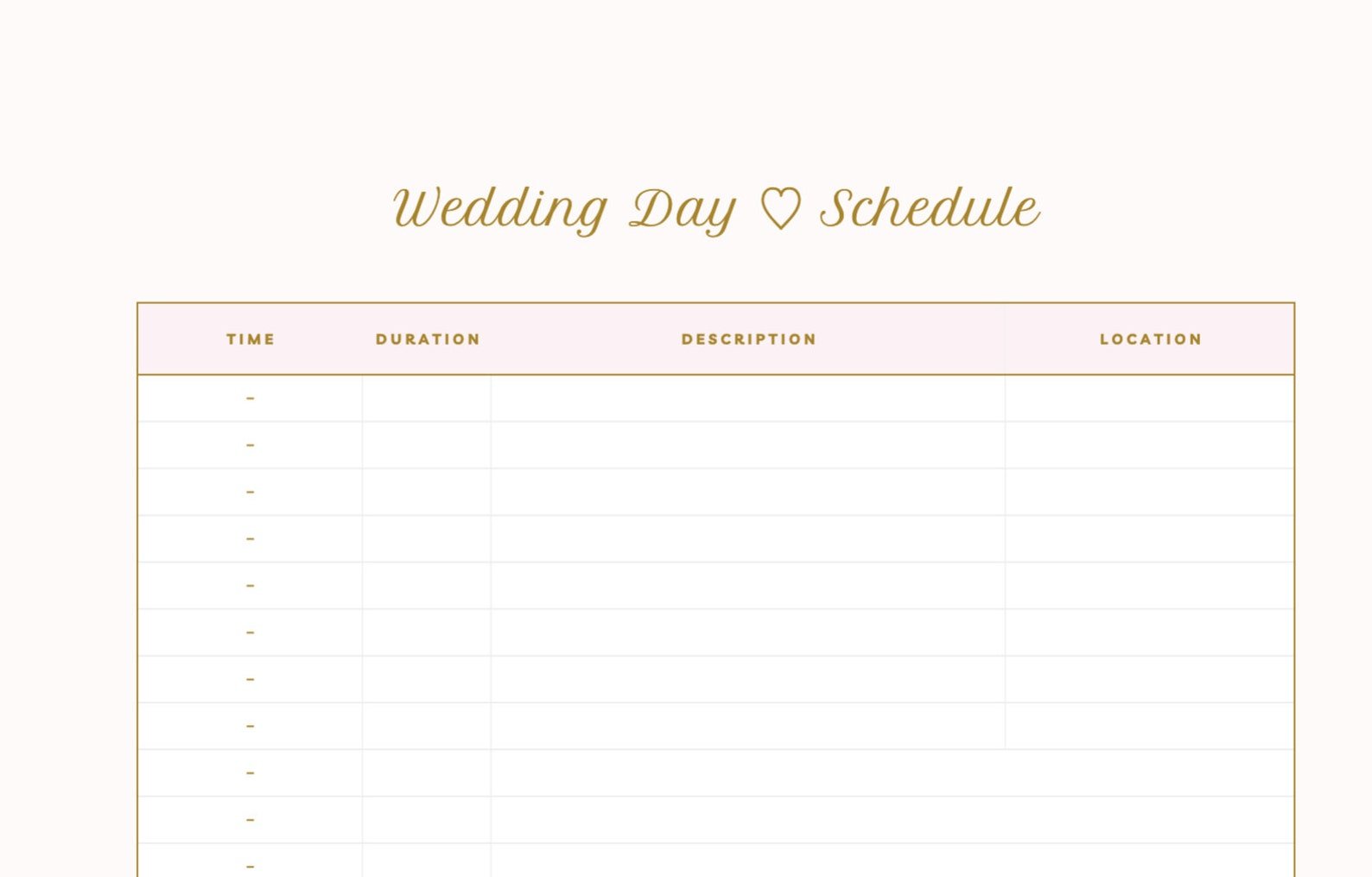 Wedding Budget Planner for Google Sheets - Career Creative