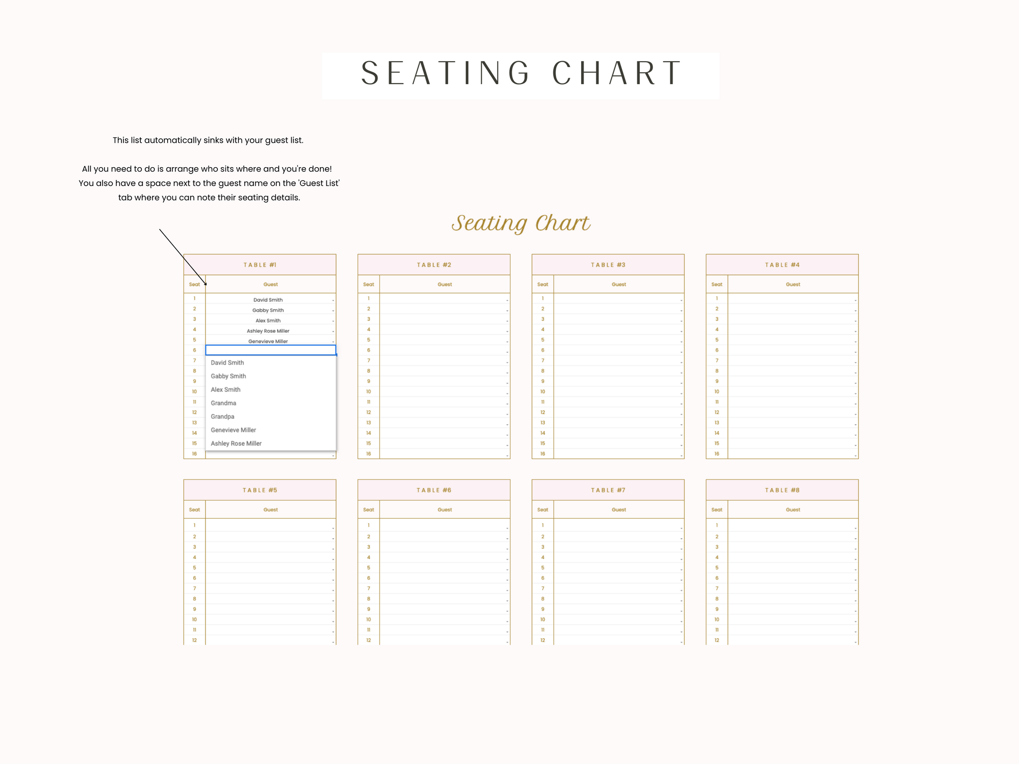 Wedding Budget Planner for Google Sheets